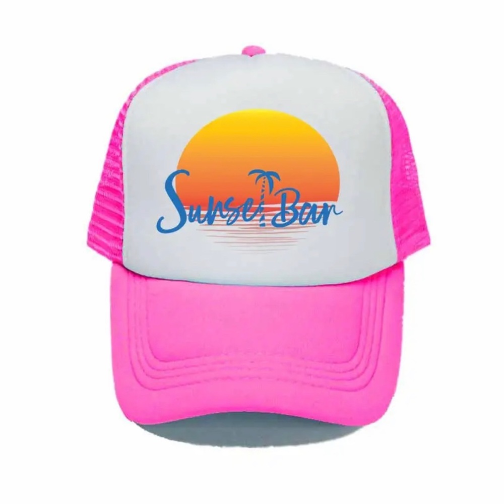 Sun ‘Sunset Bar’ Beach Surf Hat in Pink